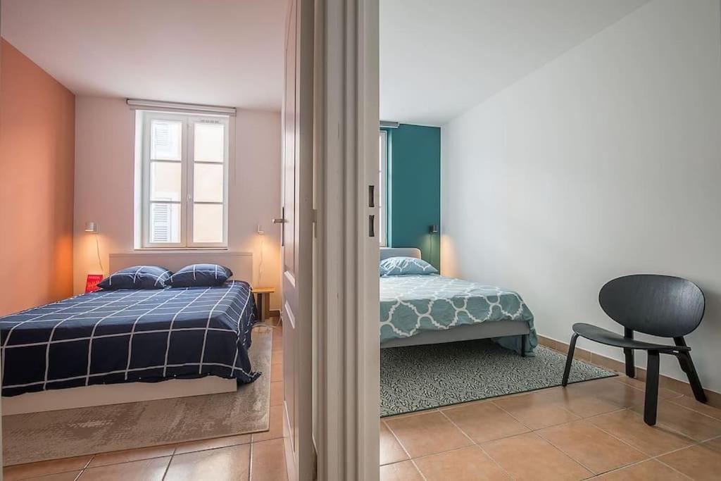 Rare Appart 2 Chambres En Duplex Design Au Panier Marseille Exterior photo